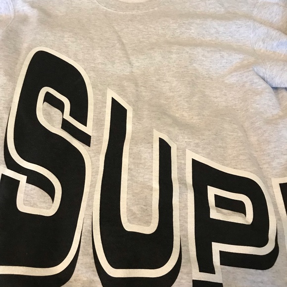 Supreme Side Arc Crewneck Light Grey M - Picture 5 of 7